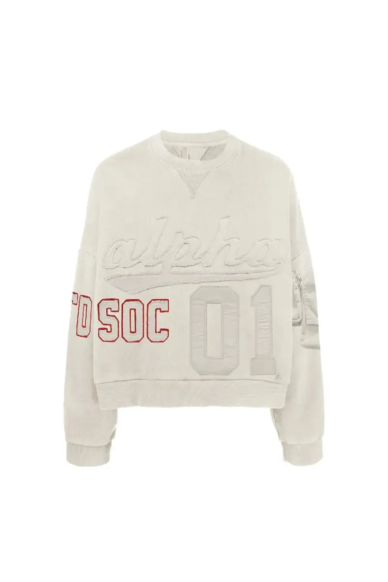 Mindy Wide Fit Sweatshirt sold by AlphaStyle product image thumbnail 3