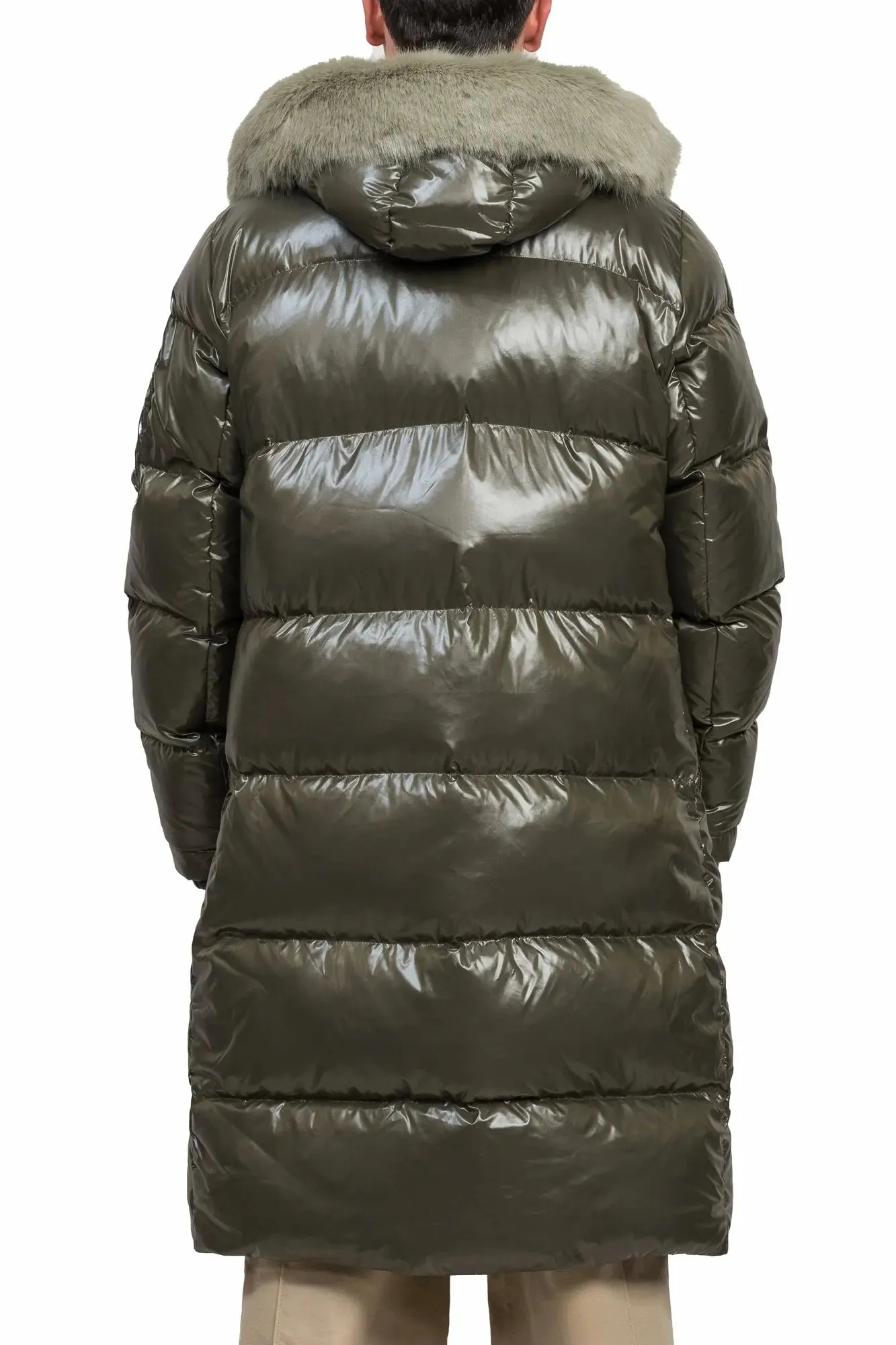 Aura Long Down Jacket sold by AlphaStyle product image thumbnail 3