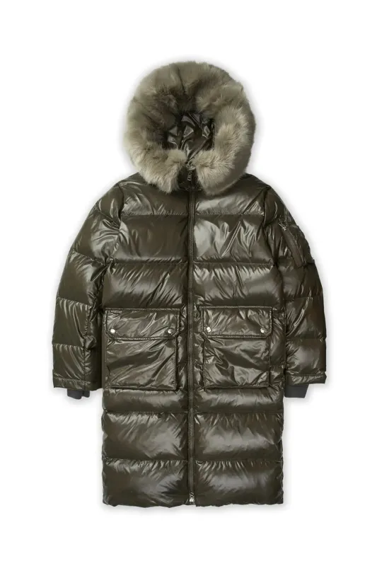 Aura Long Down Jacket sold by AlphaStyle