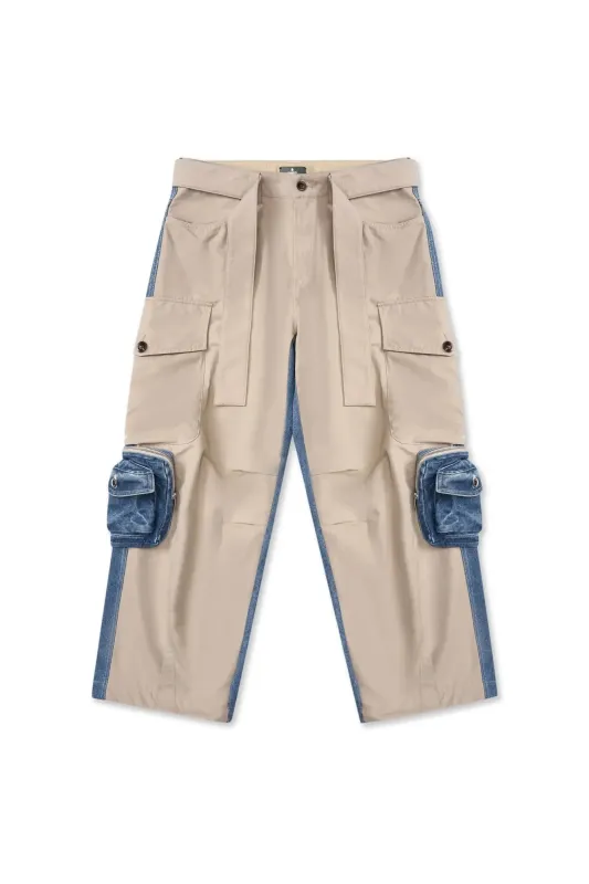 Lubec Wide Leg Belt Pants sold by AlphaStyle