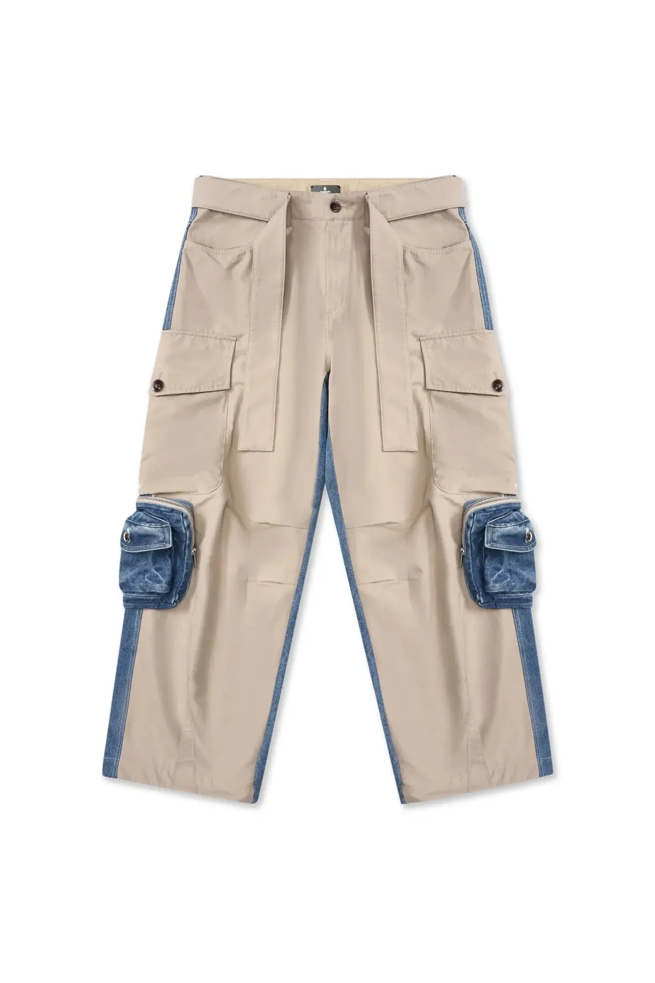 Lubec Wide Leg Belt Pants sold by AlphaStyle