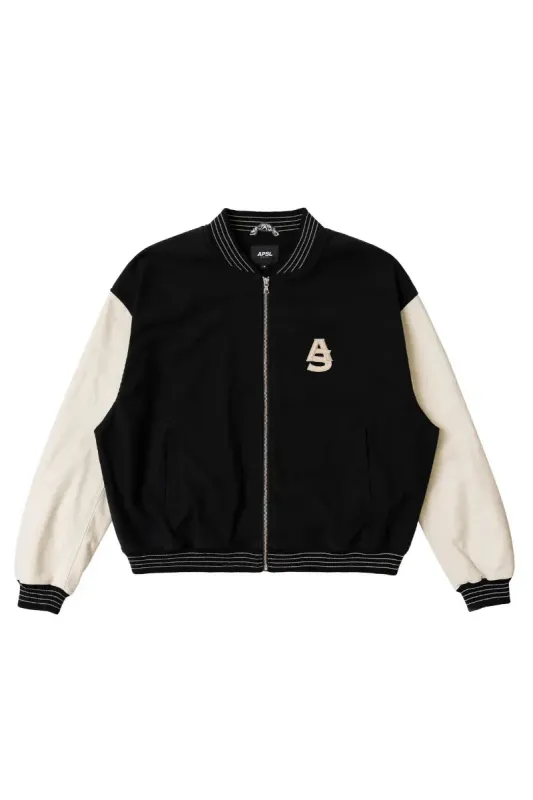 Mulkey Varsity Bomber Jacket made by AlphaStyle