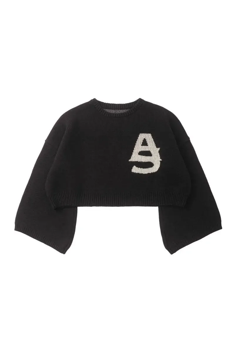 Paonia Flare Sleeves Knitted Top sold by AlphaStyle product image thumbnail 4