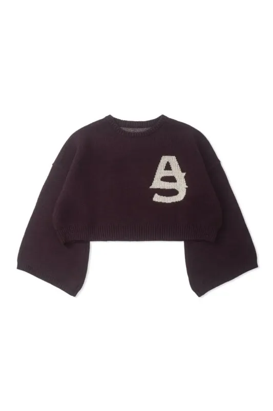 Paonia Flare Sleeves Knitted Top sold by AlphaStyle