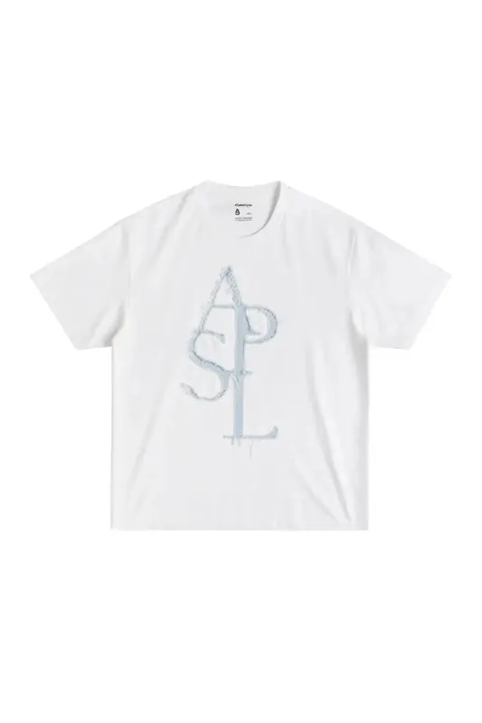 Greene Raw Edge Applique Tee sold by AlphaStyle