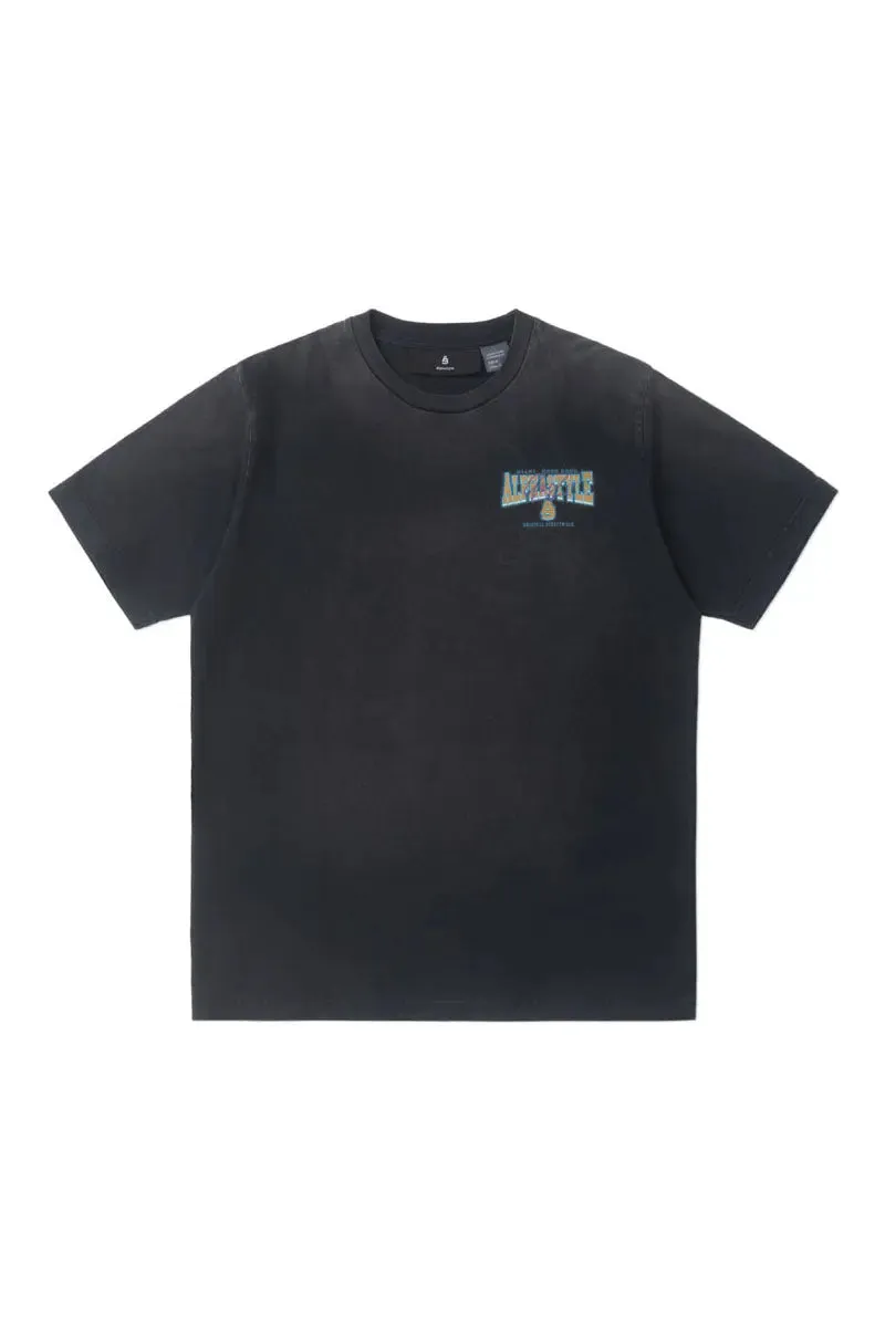 Tule Printed Pigment Dye Tee sold by AlphaStyle product image thumbnail 3