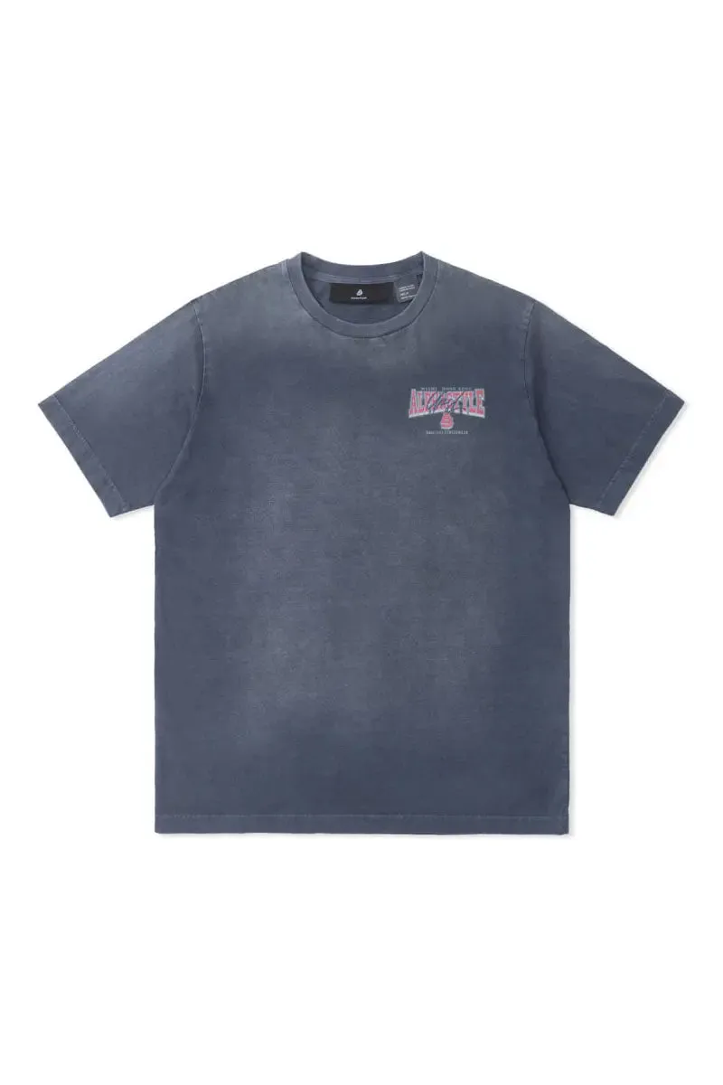 Tule Printed Pigment Dye Tee sold by AlphaStyle