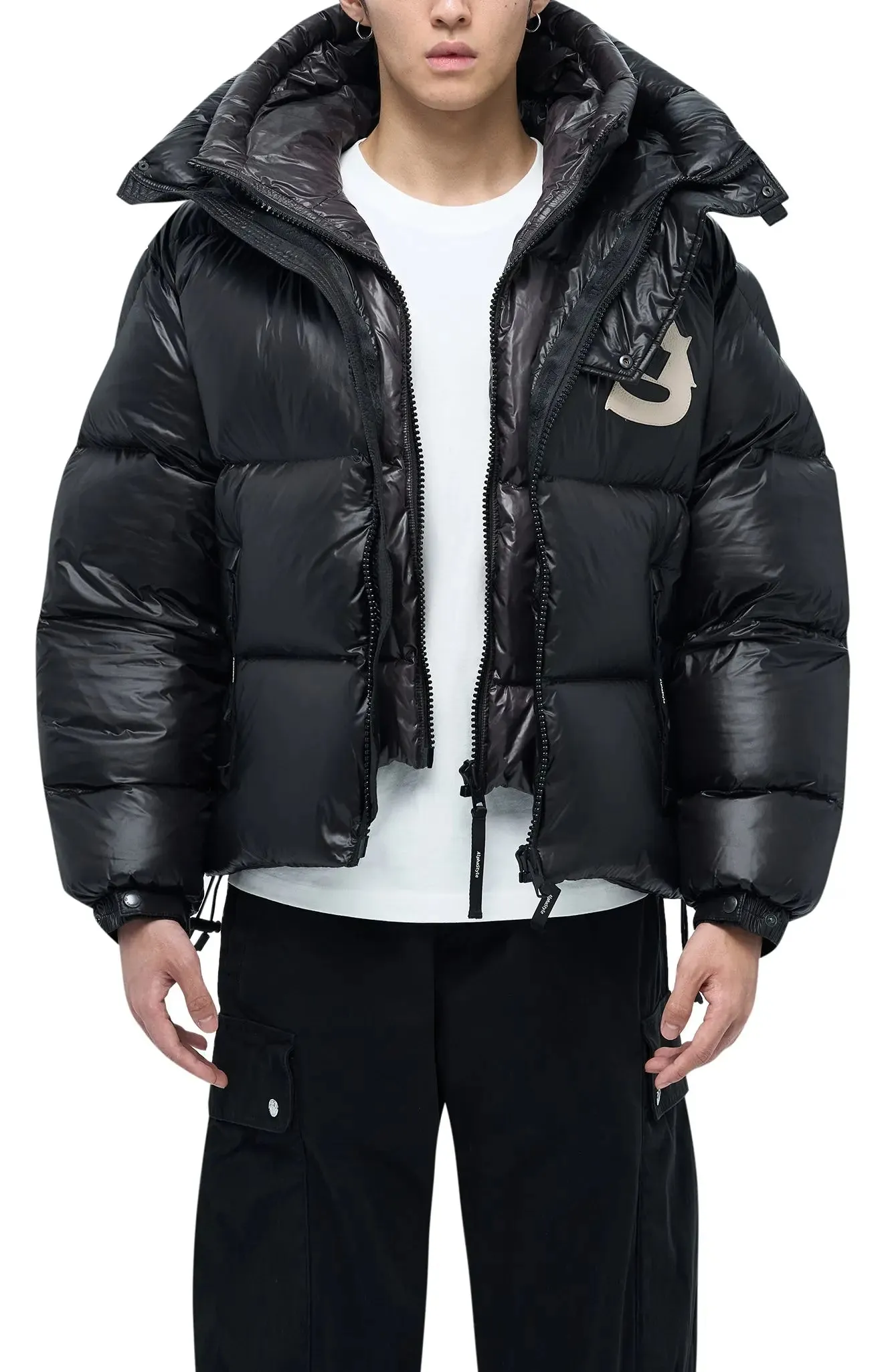 Kudu Double Hood Down Jacket sold by AlphaStyle product image thumbnail 2