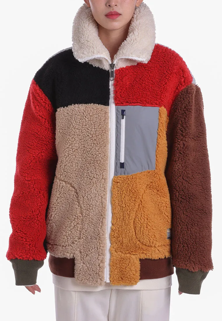 Trish Vegan Sherpa Bomber Jacket sold by AlphaStyle product image thumbnail 3