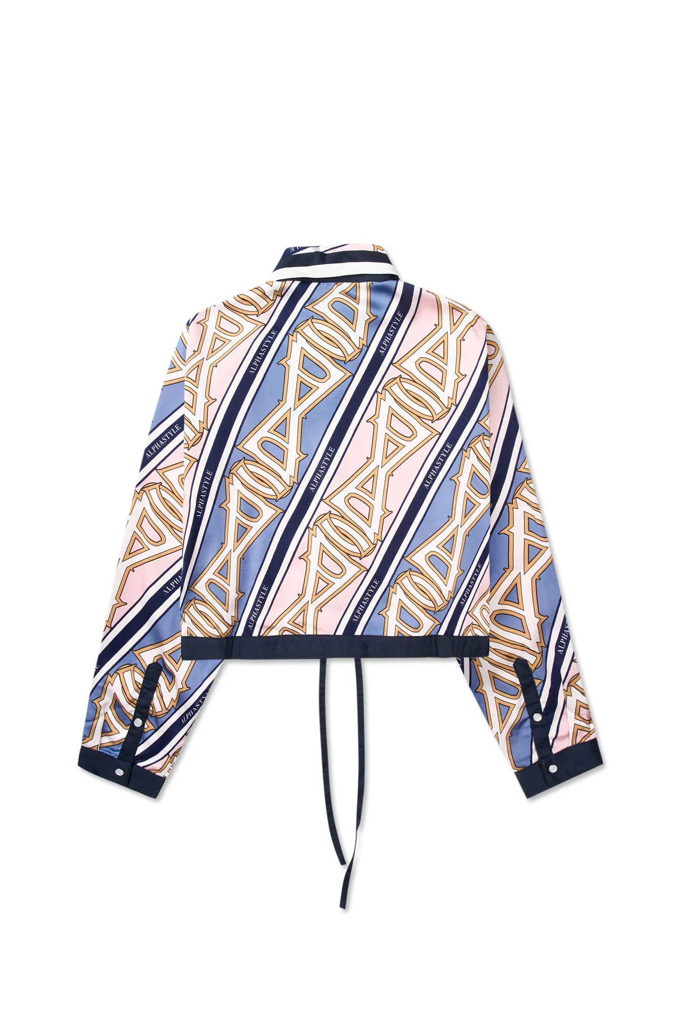 Tiva Cropped Tie Shirt sold by AlphaStyle product image thumbnail 3
