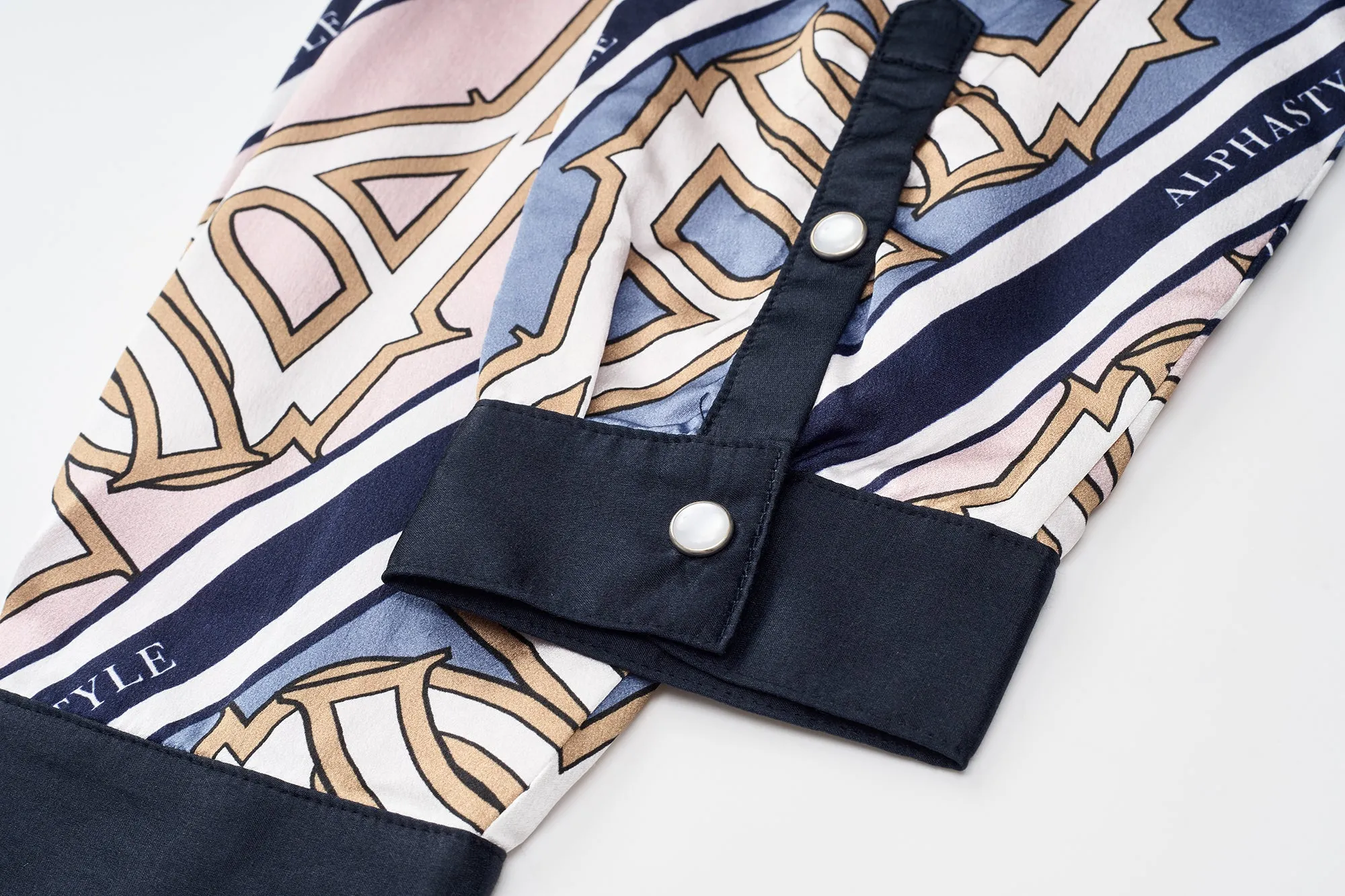 Tiva Cropped Tie Shirt sold by AlphaStyle product image thumbnail 5