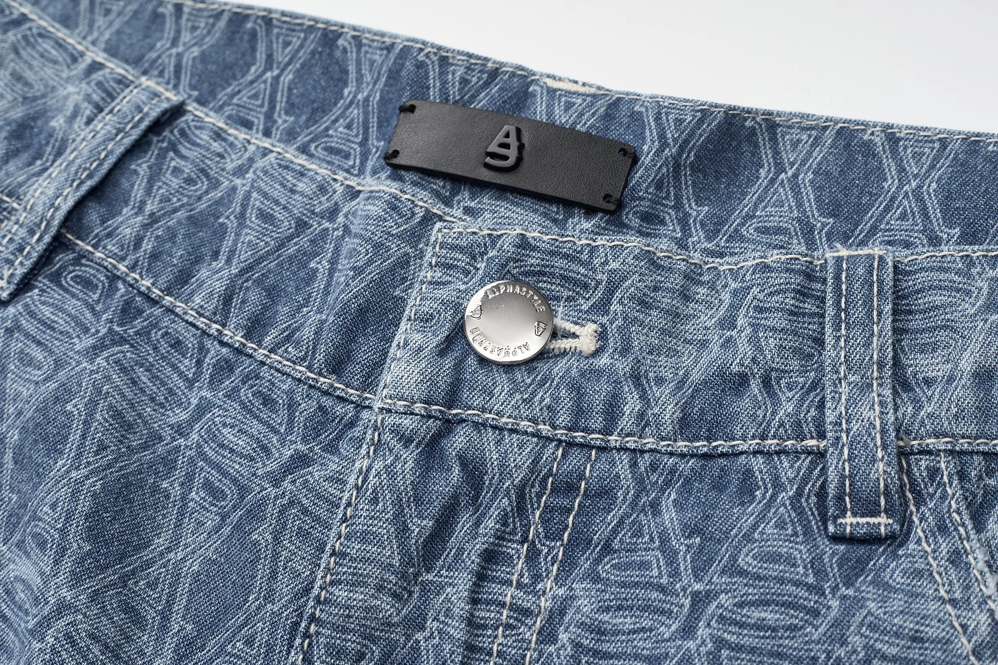 Aiyana Denim Pants sold by AlphaStyle product image thumbnail 3