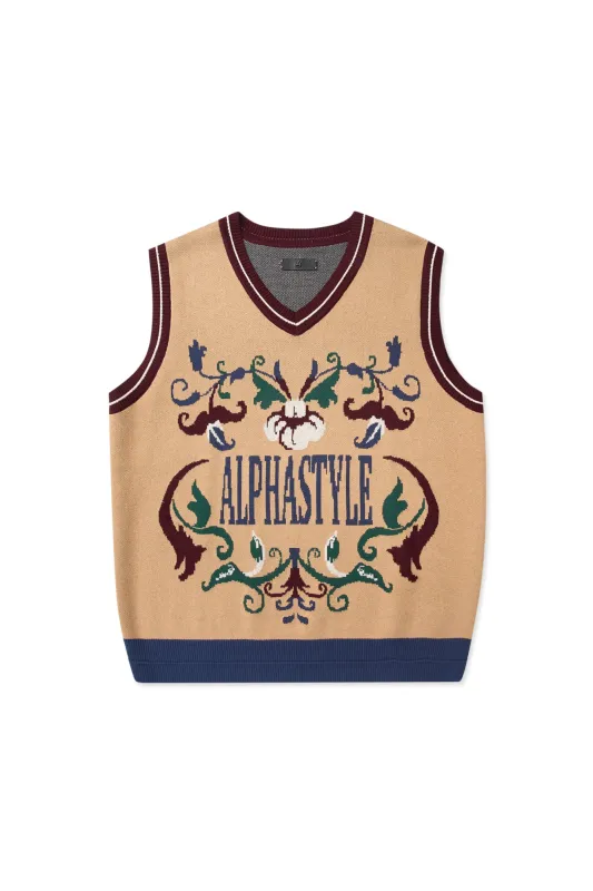 Morel Knit Vest sold by AlphaStyle