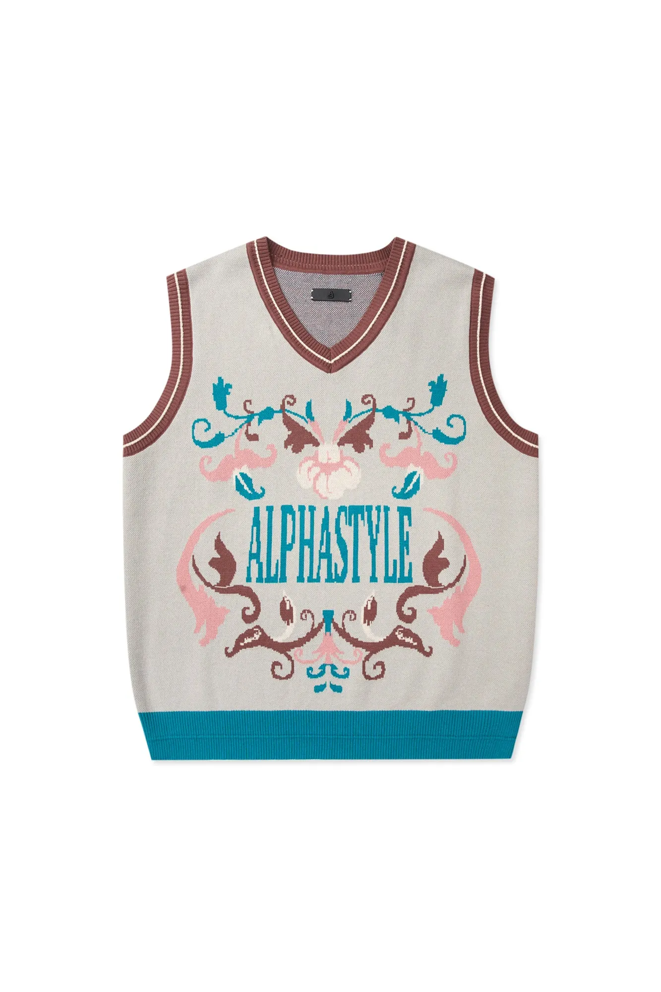 Morel Knit Vest sold by AlphaStyle product image thumbnail 2