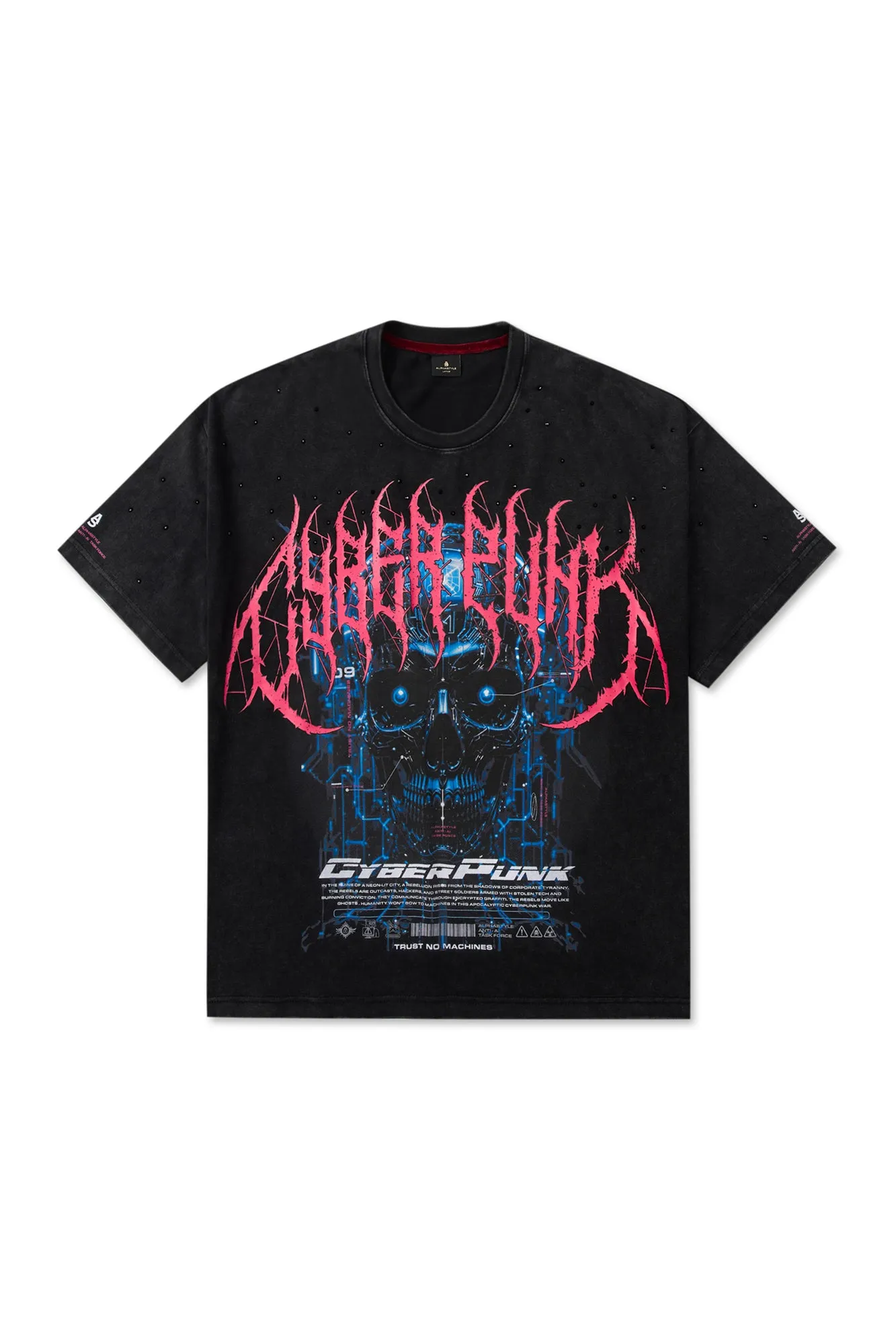Cyber Punk Tee sold by AlphaStyle product image thumbnail 2