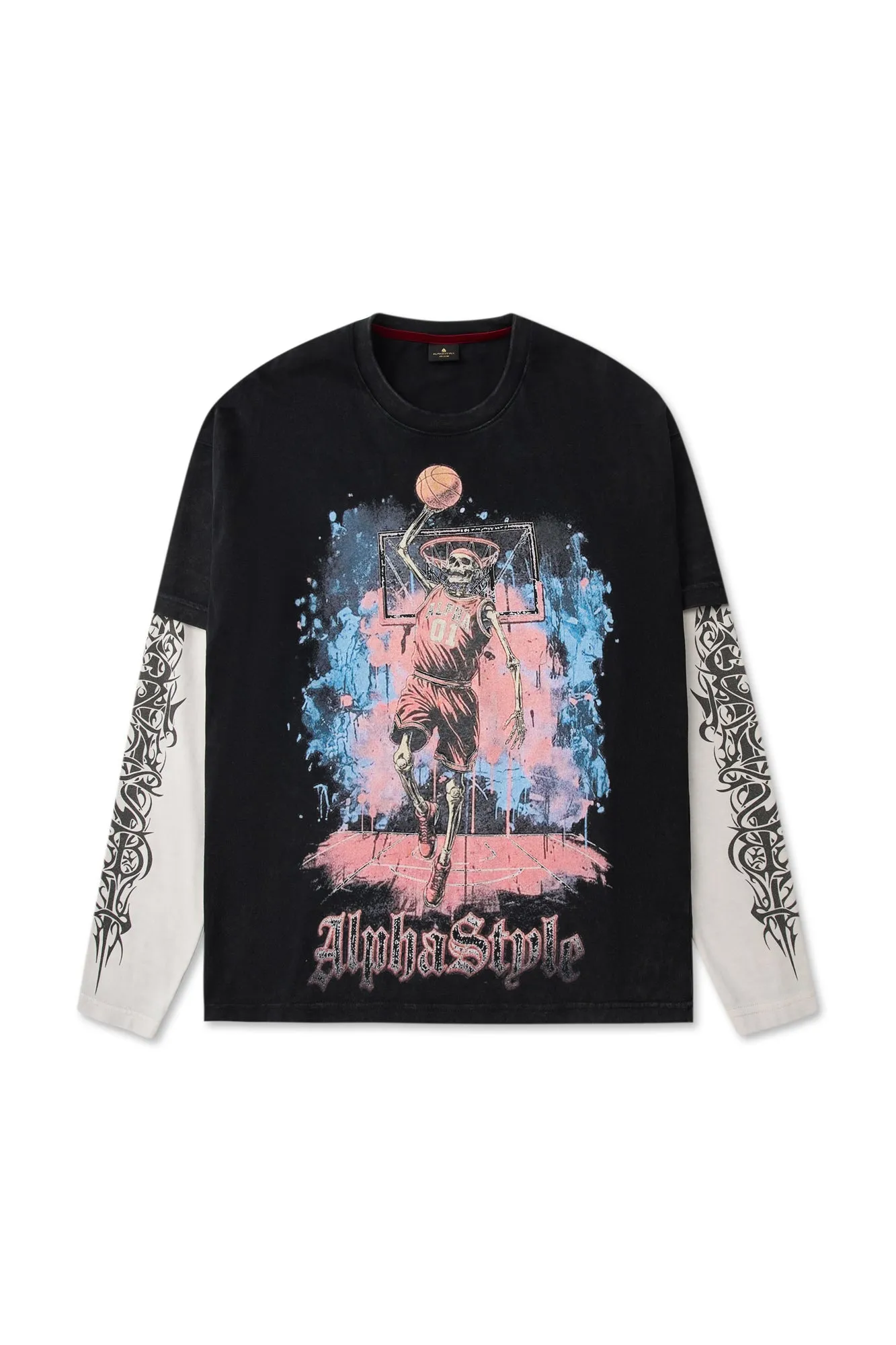 Dunkers Double Layer Tee sold by AlphaStyle