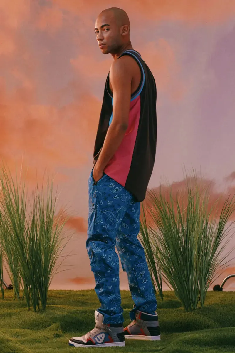 Sam Printed Cargo Zip Joggers sold by AlphaStyle product image thumbnail 4