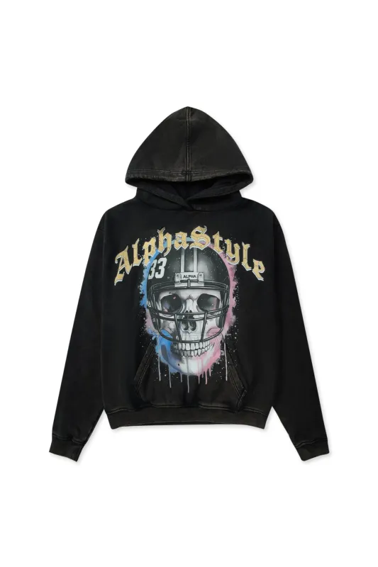 Quarterback Hoodie made by AlphaStyle