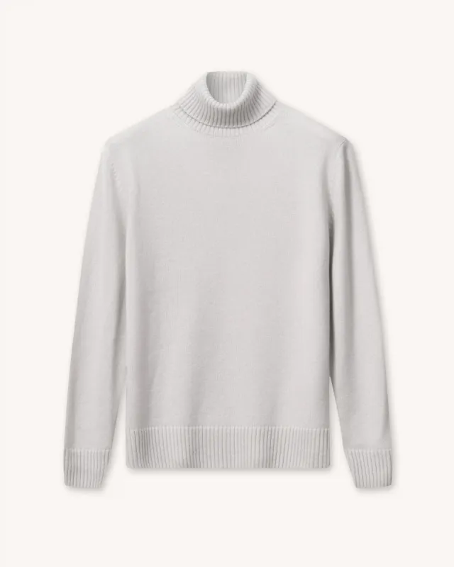 Turtleneck Grey - The Cashmere Collection made by Carissimi