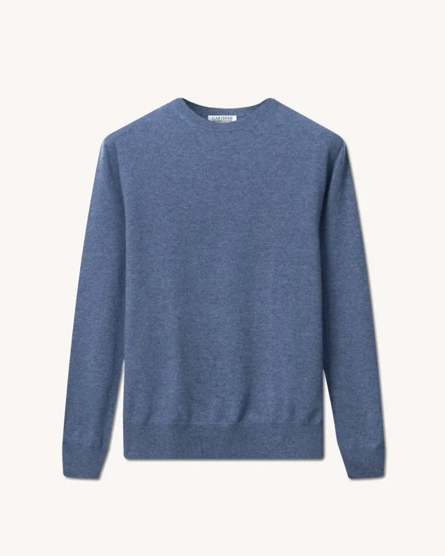 Crewneck Light Blue - The Cashmere Collection made by Carissimi