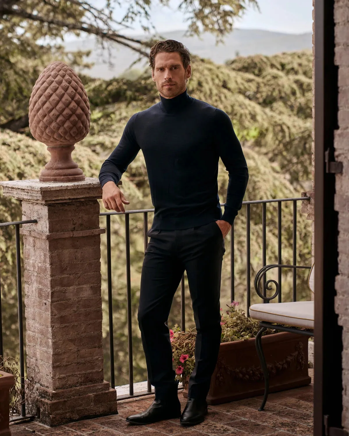 Turtleneck Navy - The Signature Collection sold by Carissimi product image thumbnail 3