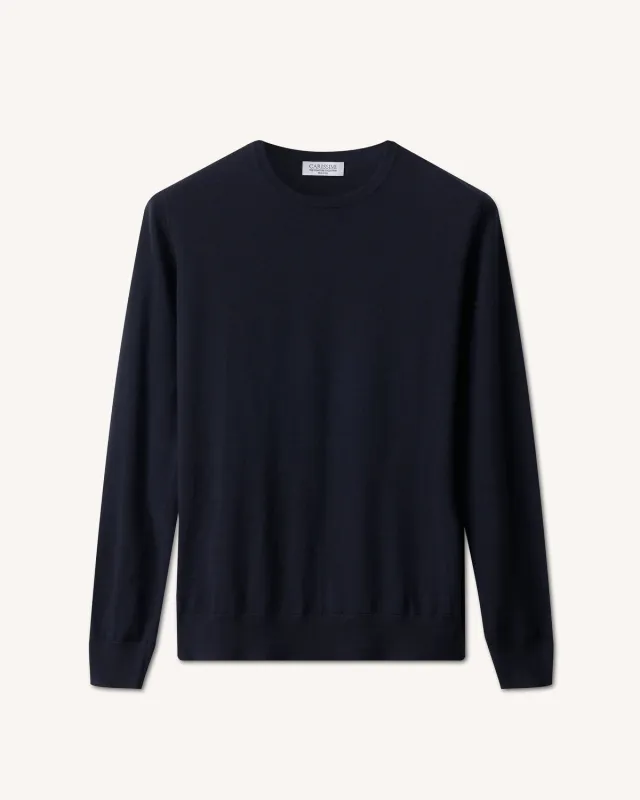Crewneck Navy - The Signature Collection sold by Carissimi