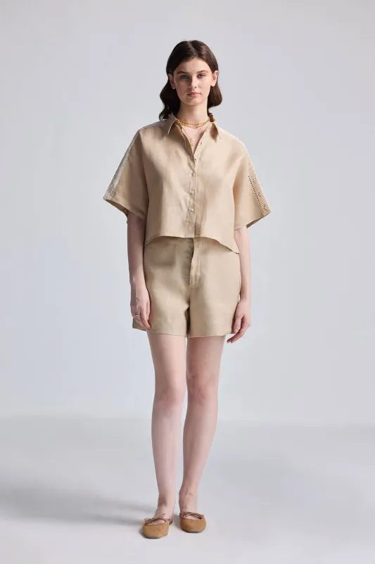 Boxy Shirt with Lace made by Reistor