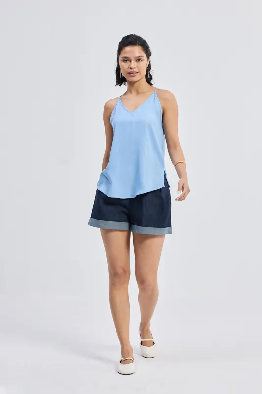 Endless Sunday Top in Denim sold by Reistor
