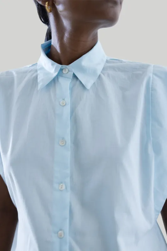 The Perfect Summer Button Down in Blue sold by Reistor