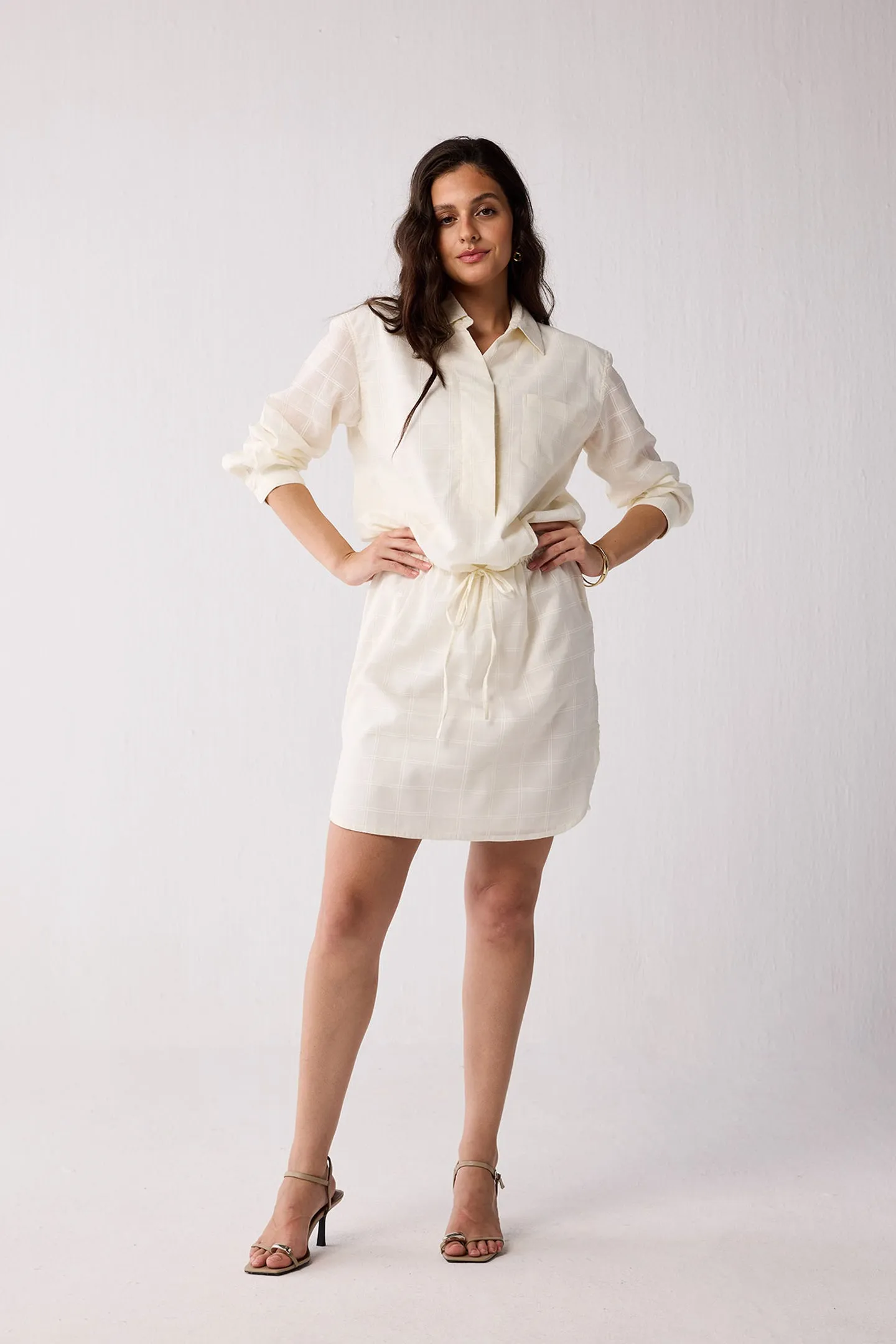 Meet me by the Cliff Dress in Off-White sold by Reistor product image thumbnail 5