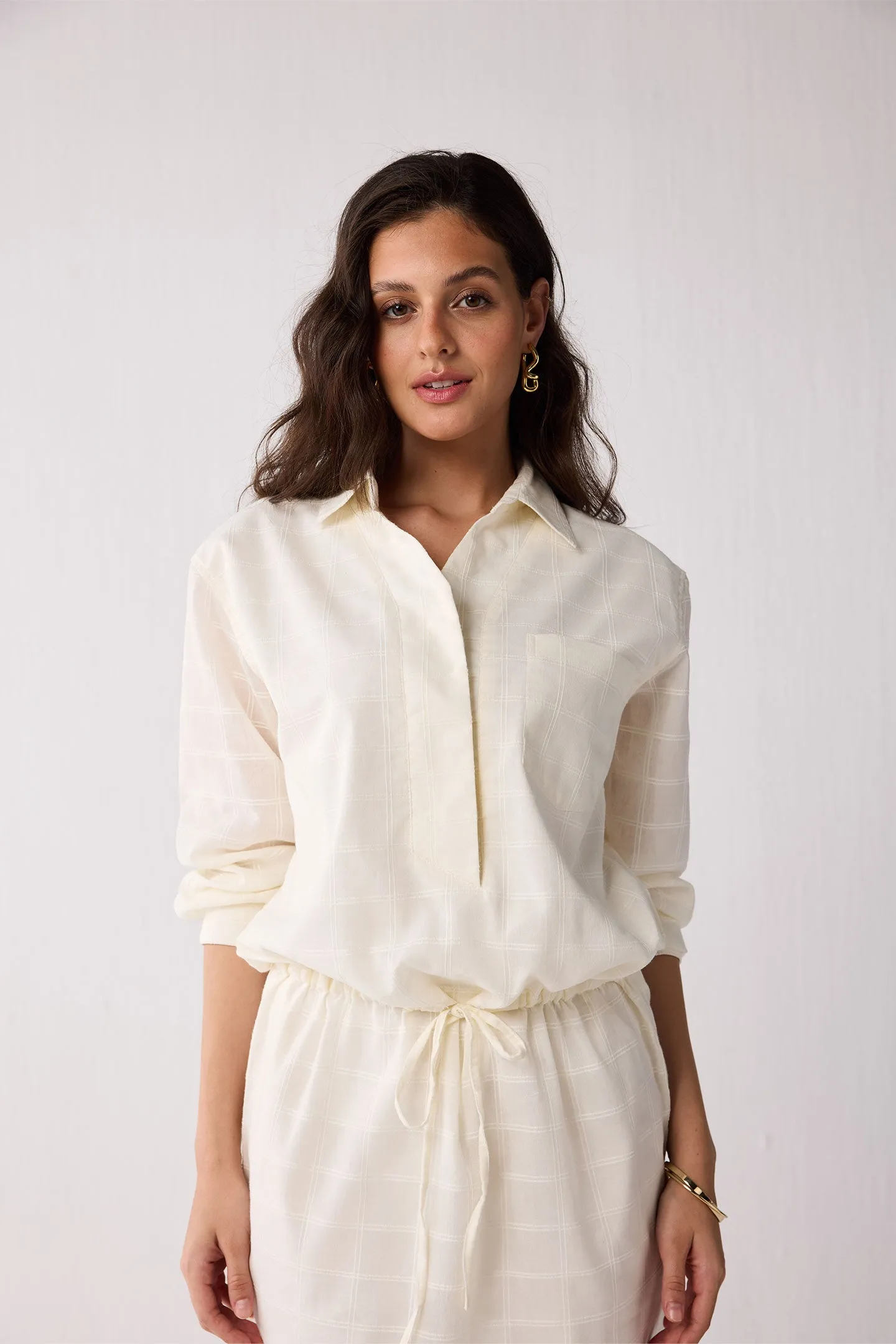 Meet me by the Cliff Dress in Off-White sold by Reistor product image thumbnail 3