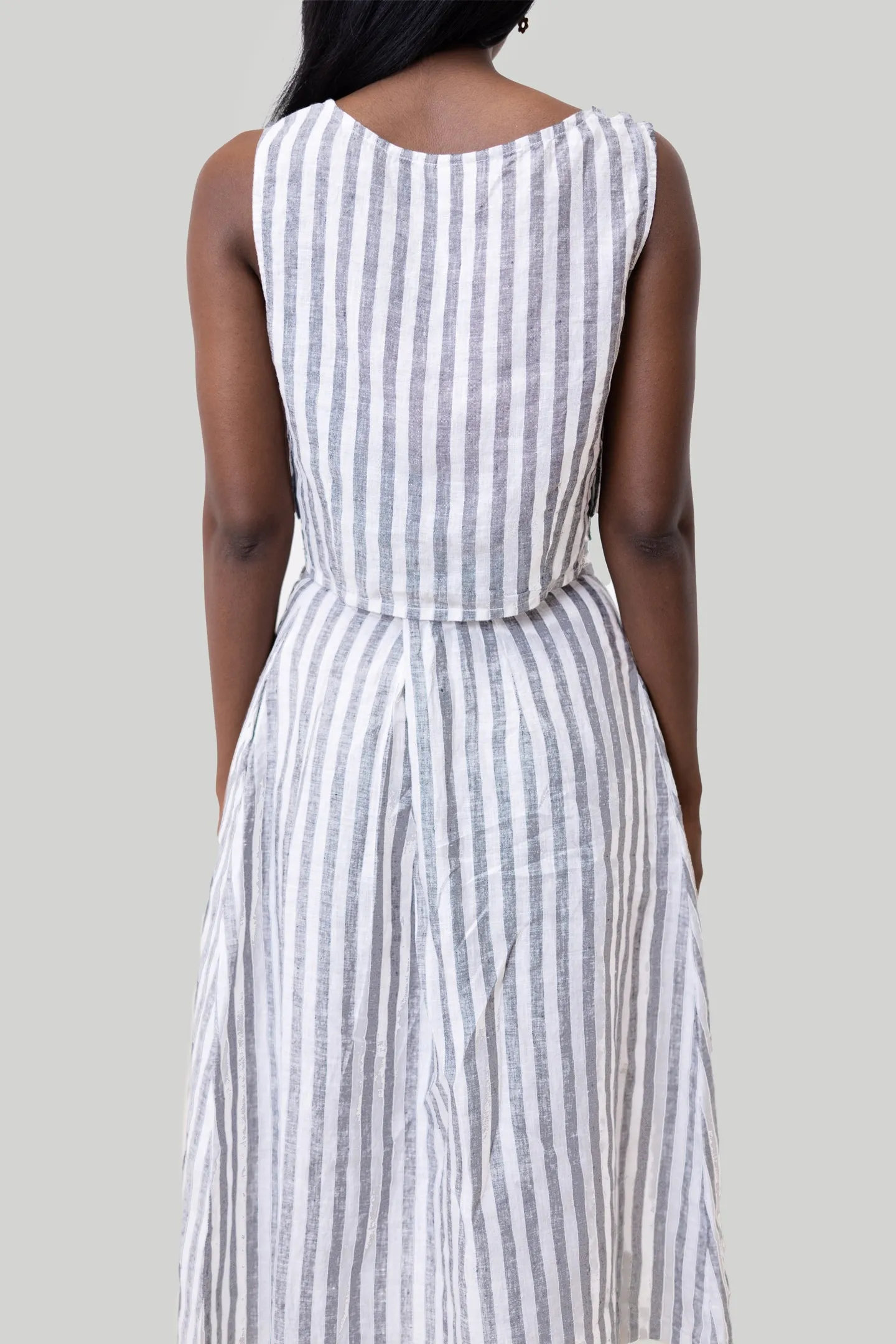 Breezy Summer Set in Linen Stripes sold by Reistor product image thumbnail 2