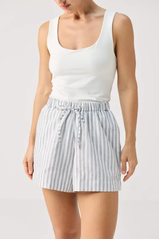 The Striped Linen Shorts made by Reistor