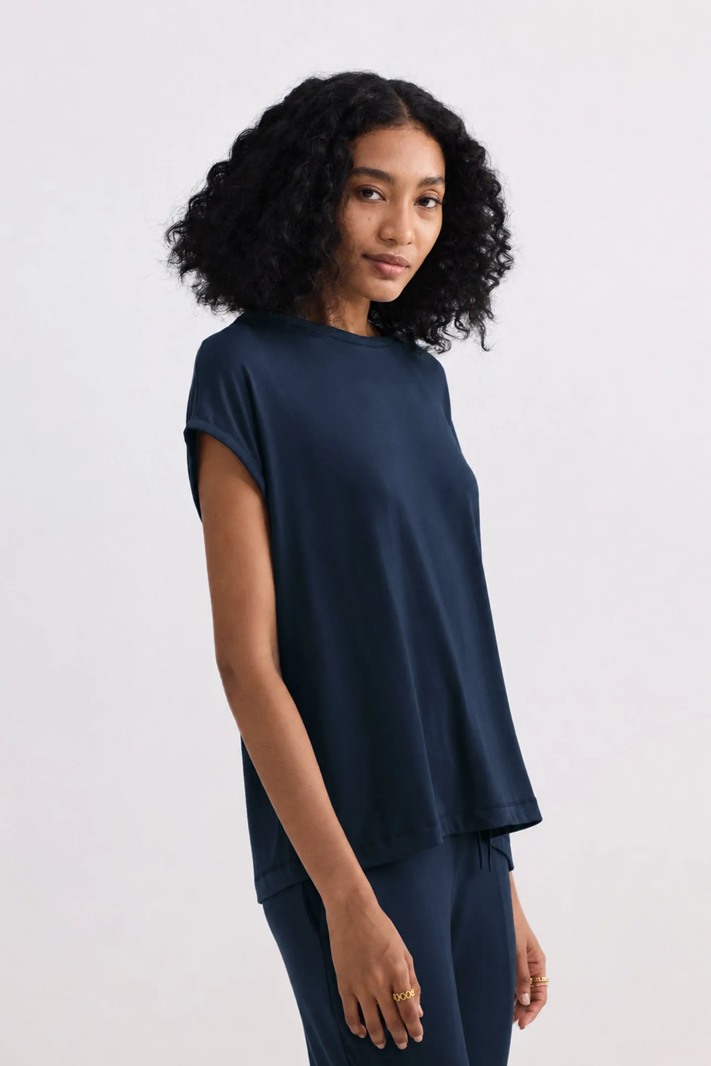 Relaxed Tee in Navy sold by Reistor product image thumbnail 3