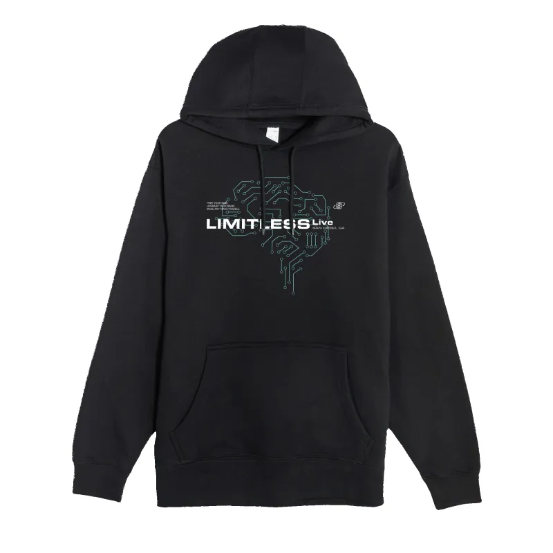 Limitless Live Hoodie made by Merchlabs