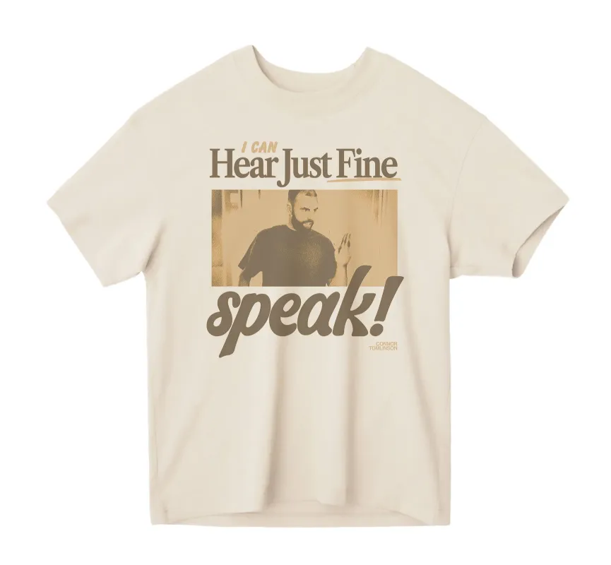 Speak Heavyweight Tee sold by Merchlabs