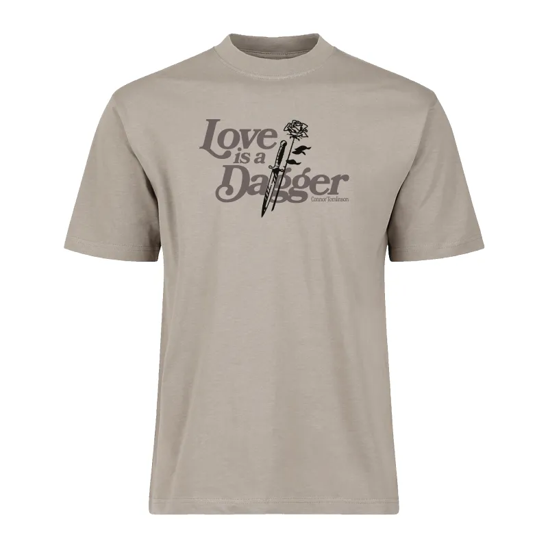 Love Is a Dagger Heavyweight Tee sold by Merchlabs