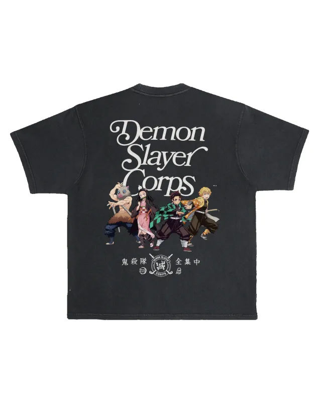 Birdeaux x Demon Slayer Corps Oversized Heavyweight Tee [PRE-ORDER] sold by Merchlabs