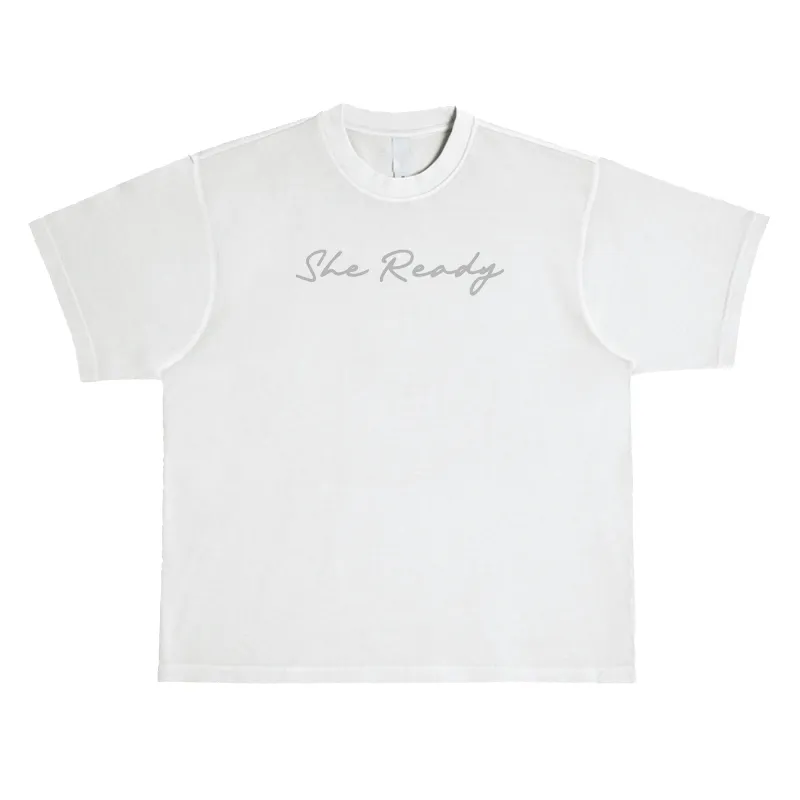 She Ready Heavyweight Tee made by Merchlabs