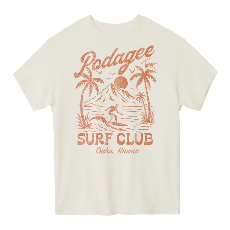 Podagee Surf Club Ultra Heavyweight Tee sold by Merchlabs