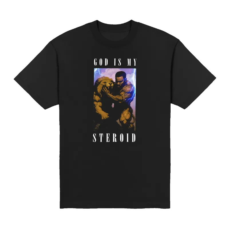 God is my Steroid v2 Oversized Tee sold by Merchlabs