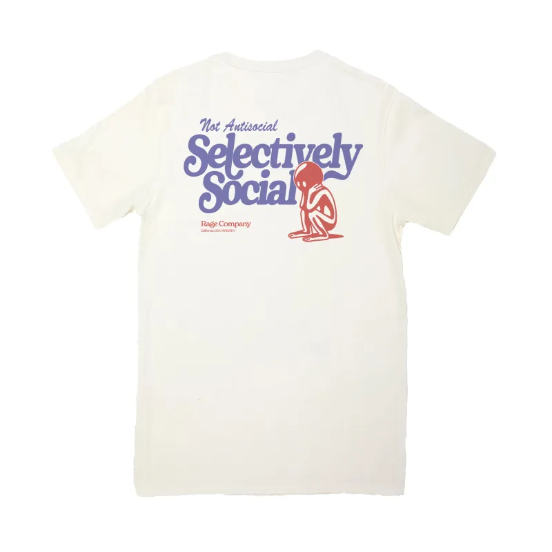 Not Antisocial Midweight Tee made by Merchlabs