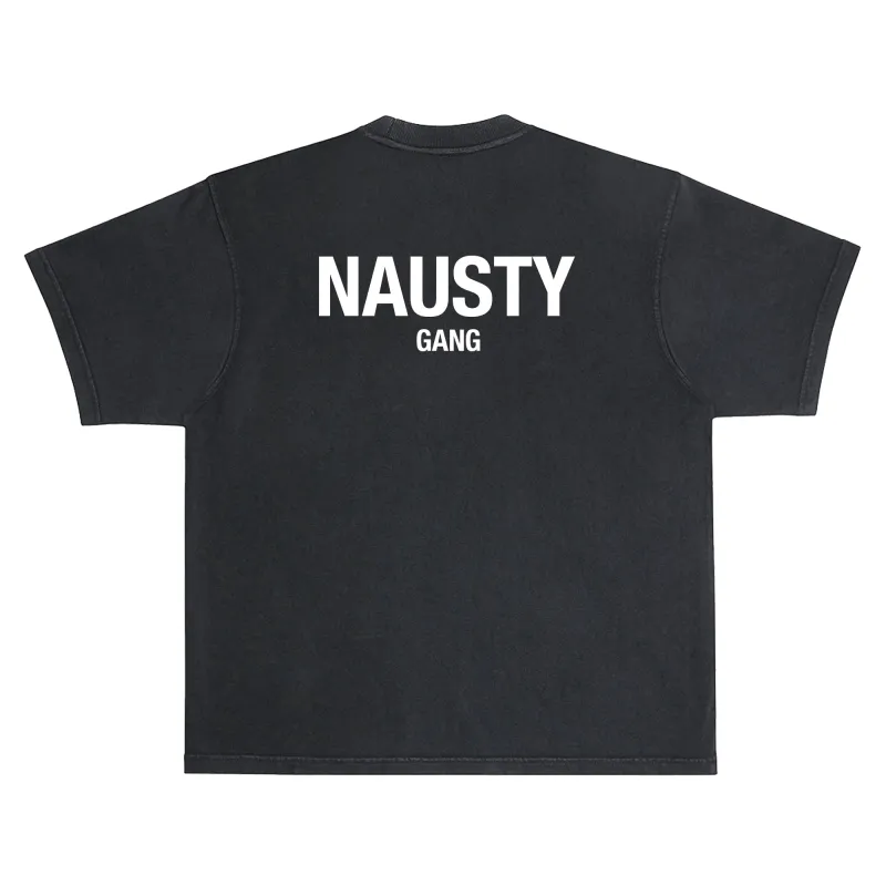 Nausty Gang Heavyweight Tee made by Merchlabs