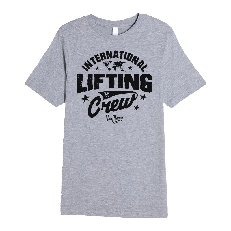 International Lifting Crew Midweight Tee sold by Merchlabs