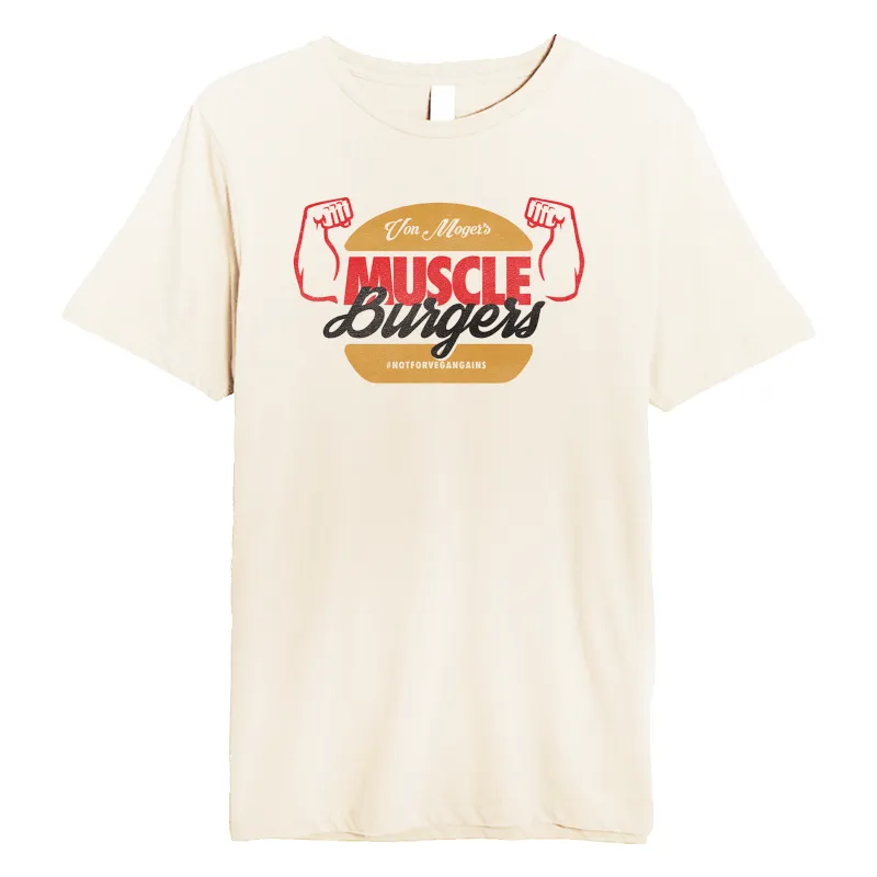 Muscle Burgers Midweight Tee sold by Merchlabs
