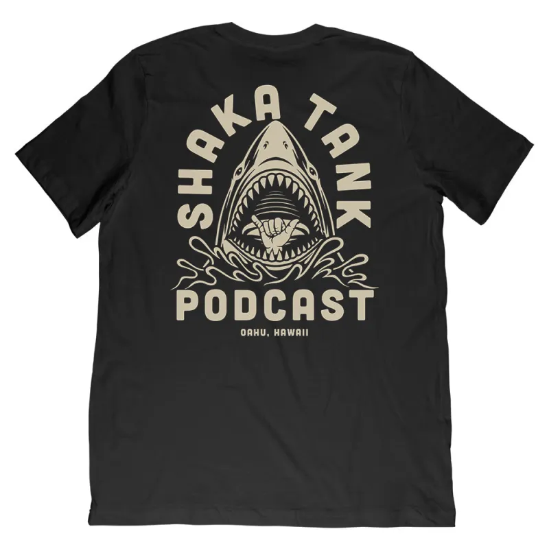 Shaka Tank Podcast Logo Tee sold by Merchlabs