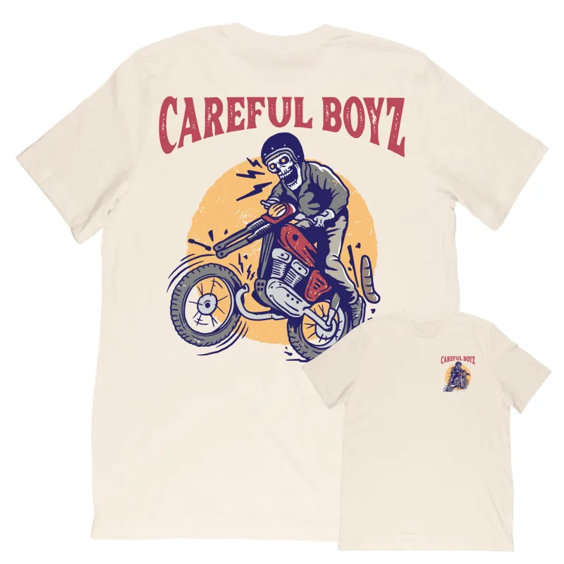 Careful Boyz Moto Tee sold by Merchlabs