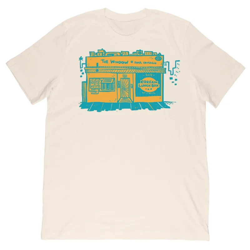 Seoul Sausage X Brady Smith Tee made by Merchlabs