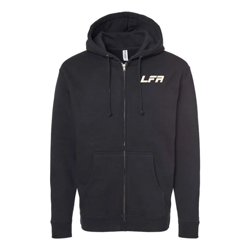 Cream Logo Zip Hoodie sold by Merchlabs