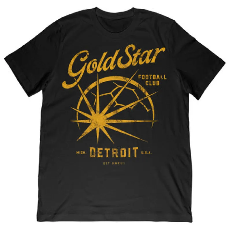 Gold Star Detroit Tee sold by Merchlabs